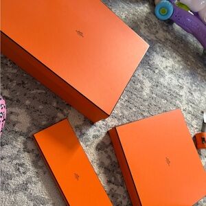 Hermes Orange Gift Boxes Set